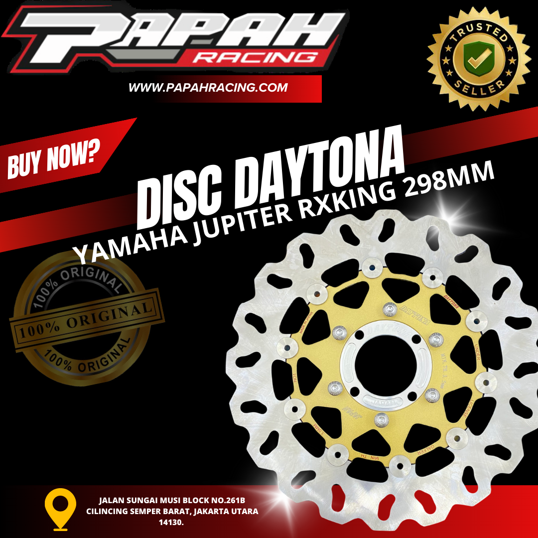 PIRINGAN CAKRAM DISC DAYTONA YAMAHA JUPITER RXKING 298MM